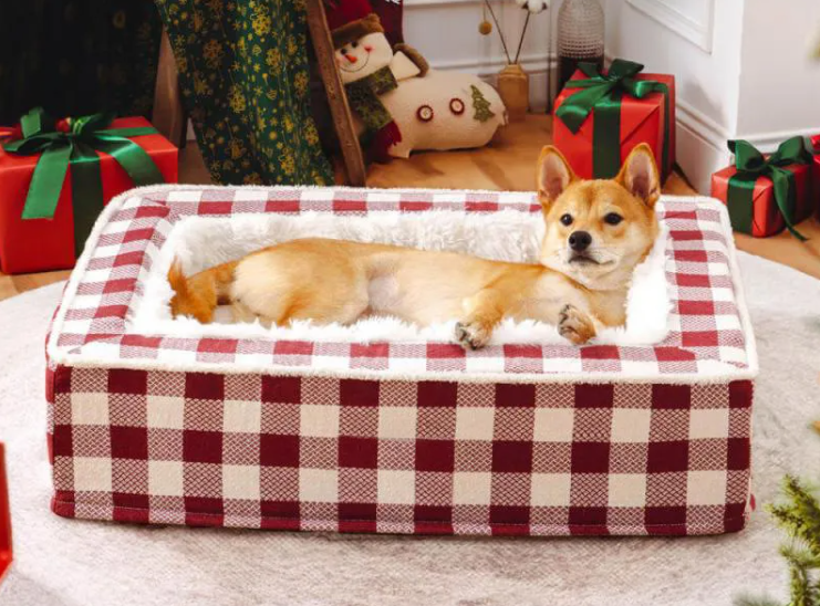 Classic Plaid Kennel Four Seasons Universal Removable And Washable